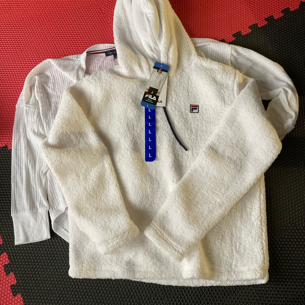 I have Fila and Tommy Hilfiger sweaters all sizes brand new